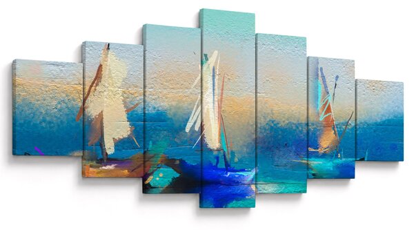 Obraz - Obraz krajiny, malba (210x100 cm)