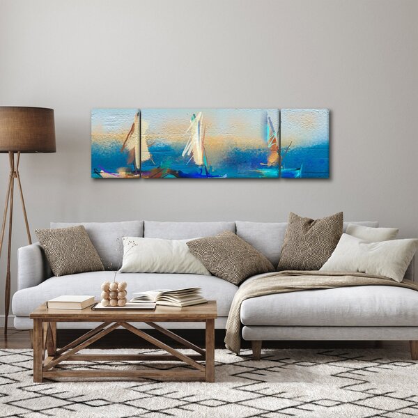 Obraz - Obraz krajiny, malba (170x50 cm)
