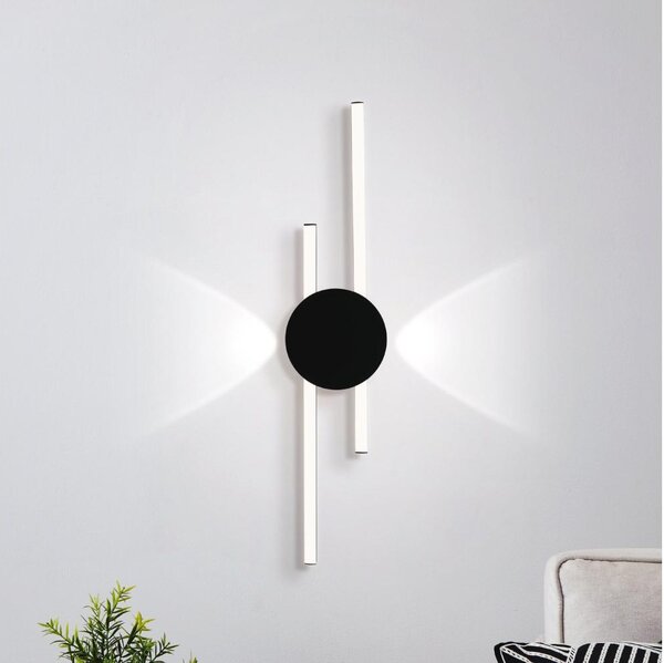 Eglo 902123 - LED Nástěnné svítidlo VENTICELLO LED/20W/230V + LED/0,91W černá