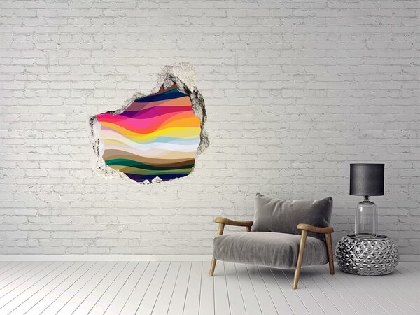 Díra 3D fototapeta na stěnu Abstrakce vlny nd-p-56267576