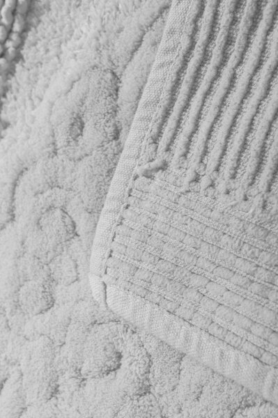 SADA 2x Koupelnová předložka PIANTE 60/100 cm bílá