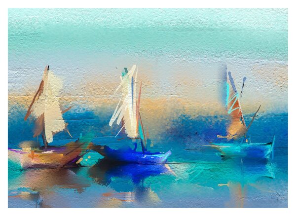 Obraz - Obraz krajiny, malba (70x50 cm)