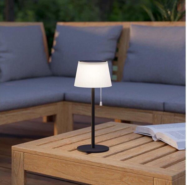 Eglo 901898 -LED Solární stolní lampa SCORDIANO LED/2,3W/3,7V 1800mAh IP44 černá