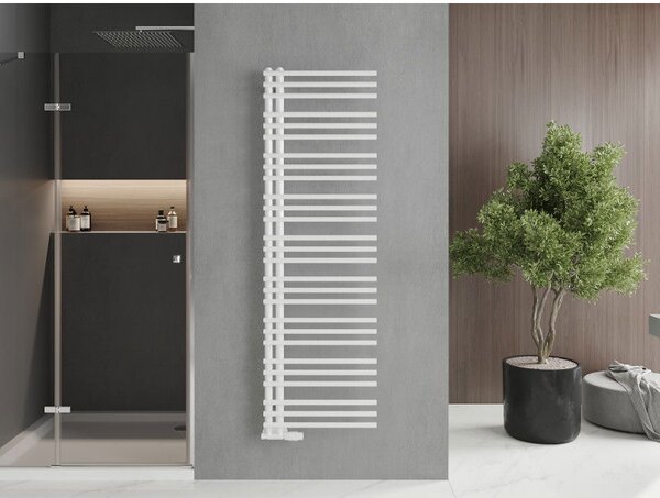 Mexen Neptun dekorativní koupelnový radiátor 1600 x 500 mm, 662 W, bílý - W101-1600-500-00-20