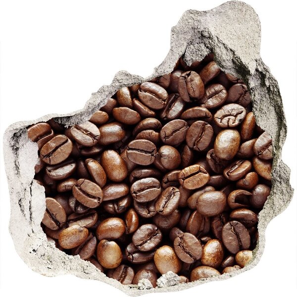 Nálepka 3D díra Zrnka kávy nd-p-57418754