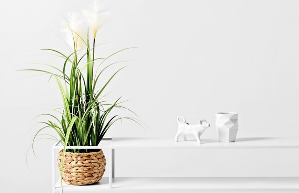 Nordic Design Bílý kovový toaletní stolek Moreno 120 cm x 25 cm