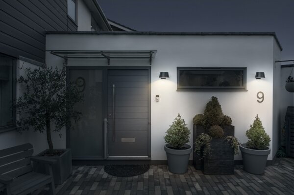 Osram - LED Solární nás. svítidlo ENDURA STYLE LED/10,1W/4,2V 2000 mAh IP54 antr