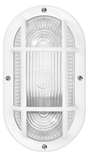Osram - Venkovní nástěnné svítidlo BULKHEAD 1xE27/10W/230V IP54 bílá