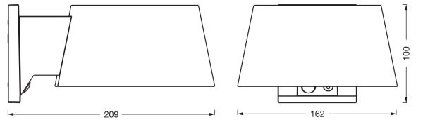 Osram - LED Solární nás. svítidlo ENDURA STYLE LED/10,1W/4,2V 2000 mAh IP54 antr