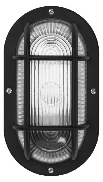 Osram - Venkovní nástěnné svítidlo BULKHEAD 1xE27/10W/230V IP54 černá