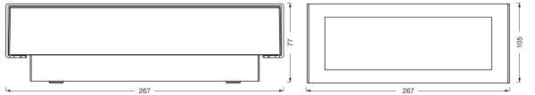 Osram - Venkovní nástěnné svítidlo ENDURA STYLE LED/10W/230V IP54 antracit