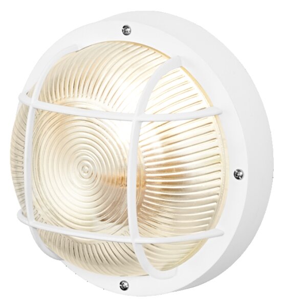 Osram - Venkovní nástěnné svítidlo BULKHEAD 1xE27/10W/230V pr. 19 cm IP54 bílá