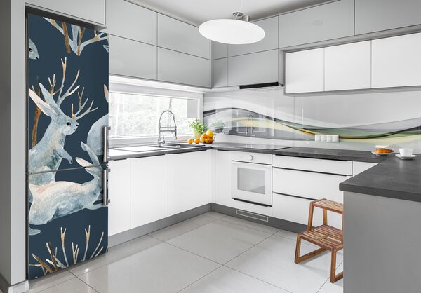 Nálepka fototapeta lednička Králíci FridgeStick-70x190-f-121202554