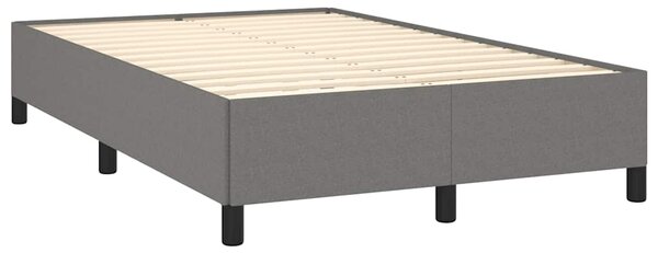 Box spring postel s matrací tmavě šedá 120x190 cm textil 3270342