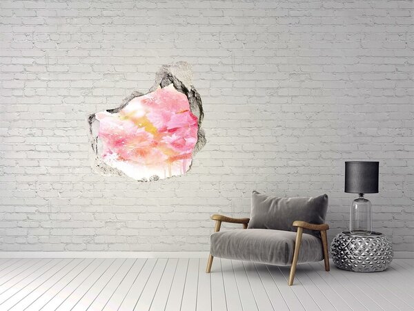 Díra 3D fototapeta nálepka Květiny nd-p-58101440