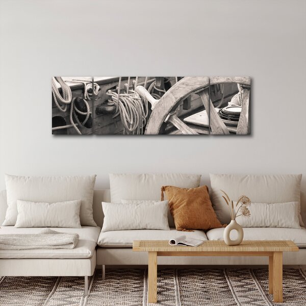 Obraz - Kormidlo plachetnice (170x50 cm)
