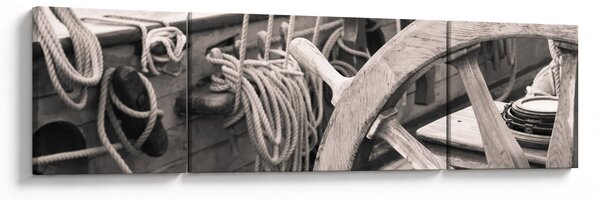 Obraz - Kormidlo plachetnice (170x50 cm)
