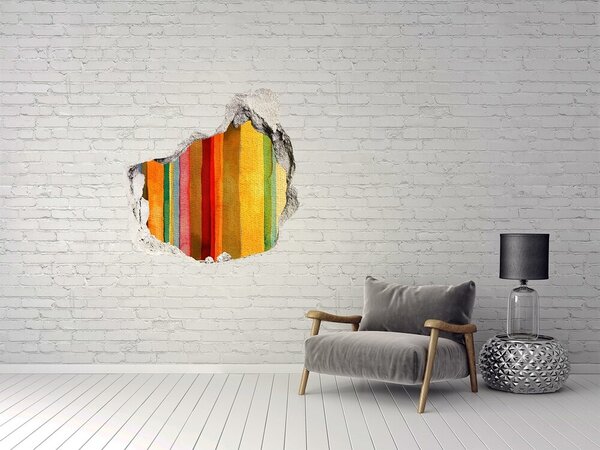 Díra 3D fototapeta nálepka Barevné pásky nd-p-58622257