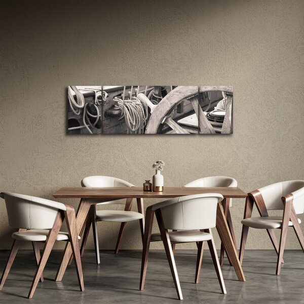 Obraz - Kormidlo plachetnice (170x50 cm)