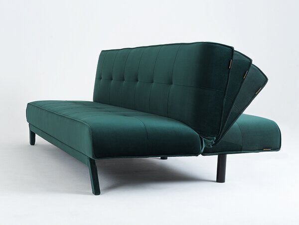 Nordic Design Sametová rozkládací pohovka Modena 210 cm