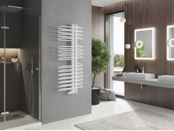 Mexen Ops koupelnový radiátor 1300 x 550 mm, 694 W, bílý - W122-1300-550-00-20