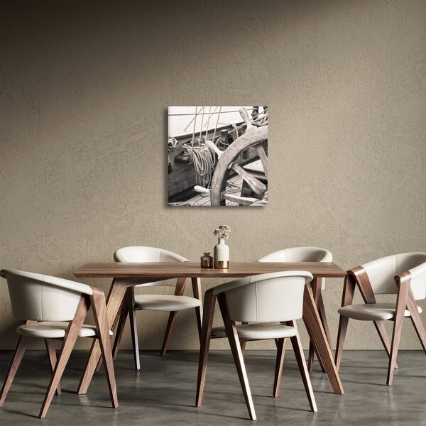 Obraz - Kormidlo plachetnice (30x30 cm)