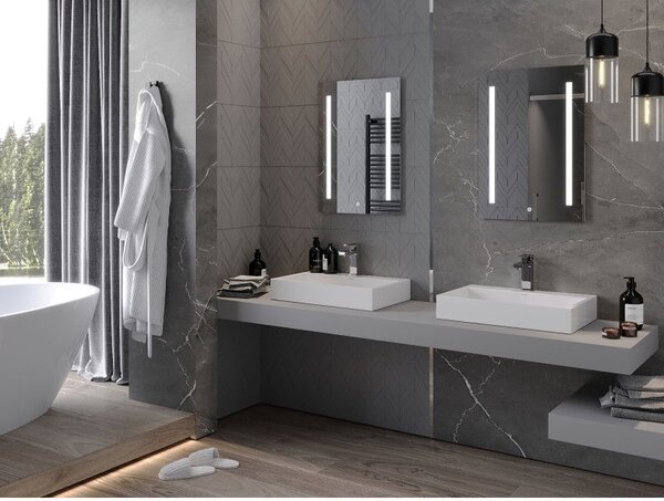 Mexen Remi koupelnové zrcadlo s podsvícením 50 x 70 cm, LED 6000K, proti zamlžení - 9804-050-070-611-00