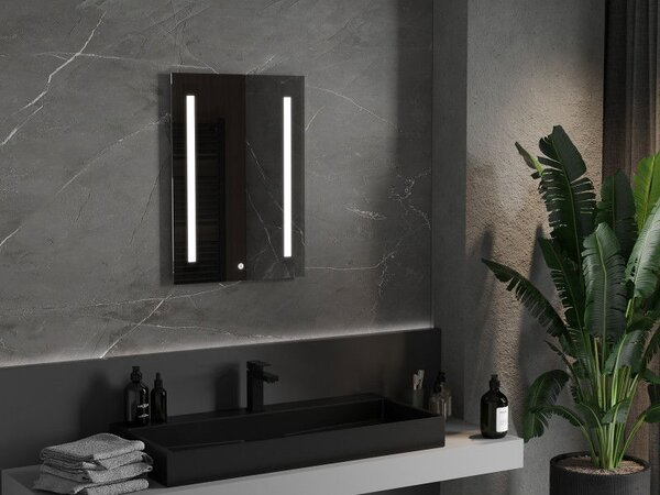 Mexen Remi koupelnové zrcadlo s podsvícením 50 x 70 cm, LED 6000K, proti zamlžení - 9804-050-070-611-00