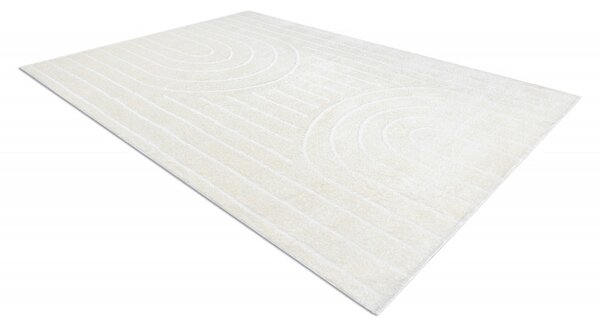 Dywany Łuszczów, Kusový koberec Mode 8494 geometric cream, 80x150, bílá, chodba / předsíň