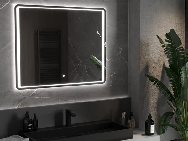 Mexen Zusa podsvícené koupelnové zrcadlo 100 x 80 cm, LED 6000K, proti zápar - 9808-100-080-611-00