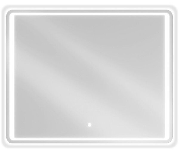 Mexen Zusa podsvícené koupelnové zrcadlo 100 x 80 cm, LED 6000K, proti zápar - 9808-100-080-611-00