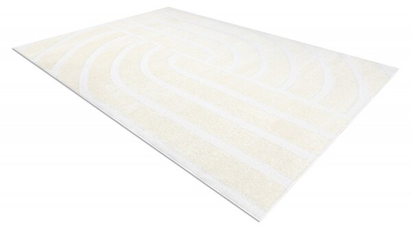 Dywany Łuszczów, Kusový koberec Mode 8631 geometric cream, 80x150, bílá, kancelář