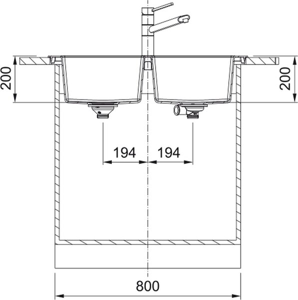 Franke Sirius 2.0 dřez tectonite 86x50 cm béžová 143.0671.692