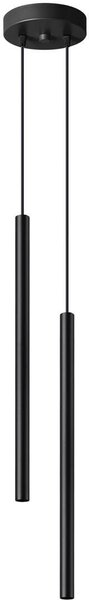 Sollux Lighting Pastelo závěsné svítidlo 2x8 W černá SL.1304