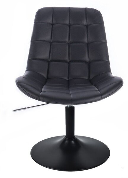 LuxuryForm DESIGN Židle PARIS na černém talíři - černá
