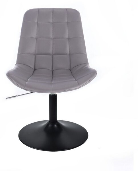 LuxuryForm DESIGN Židle PARIS na černém talíři - šedá