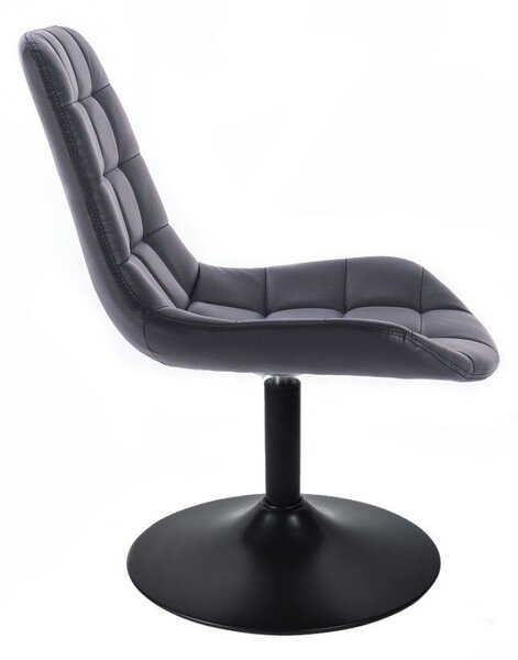LuxuryForm DESIGN Židle PARIS na černém talíři - černá