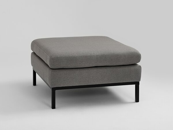 Nordic Design Ocelově šedá látková podnožka Samara