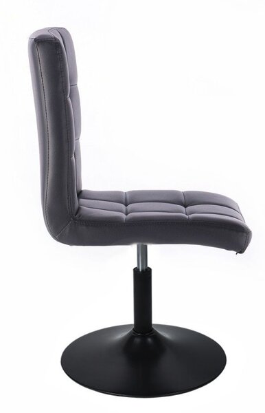 LuxuryForm DESIGN Židle TOLEDO na černém talíři - černá