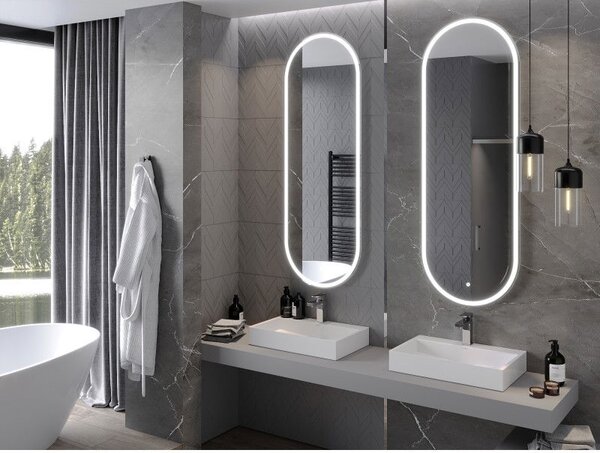 Mexen Bono zrcadlo do koupelny podsvícené 55 x 155 cm, LED 6000K, antifog - 9816-055-155-611-00