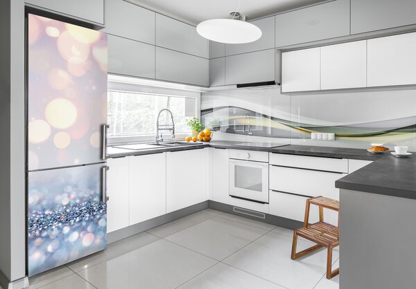 Nálepka fototapeta lednička Lesklé pozadí FridgeStick-70x190-f-121486055