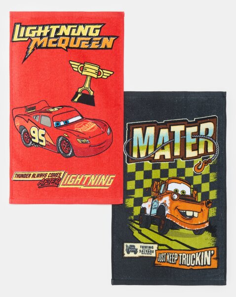 Sinsay - Bavlněné ručníky Cars 2 pack - vícebarevná