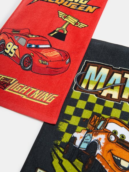 Sinsay - Bavlněné ručníky Cars 2 pack - vícebarevná