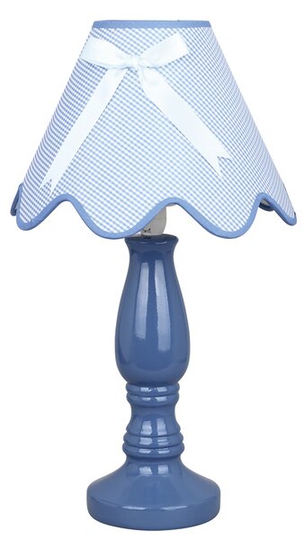 CLX Dětská stolní lampička VENTIMIGLIA, 1xE14, 40W, modrá 41-04710