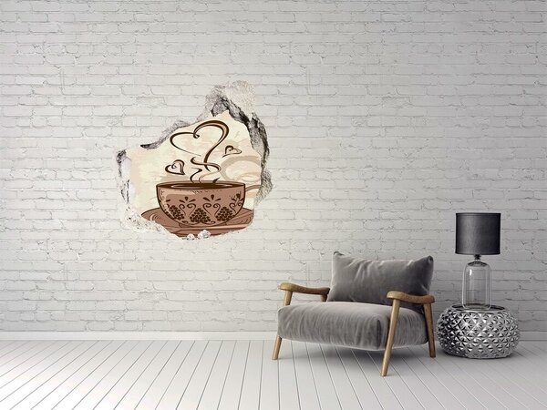 Fototapeta díra na zeď Aromatická káva nd-p-60905219