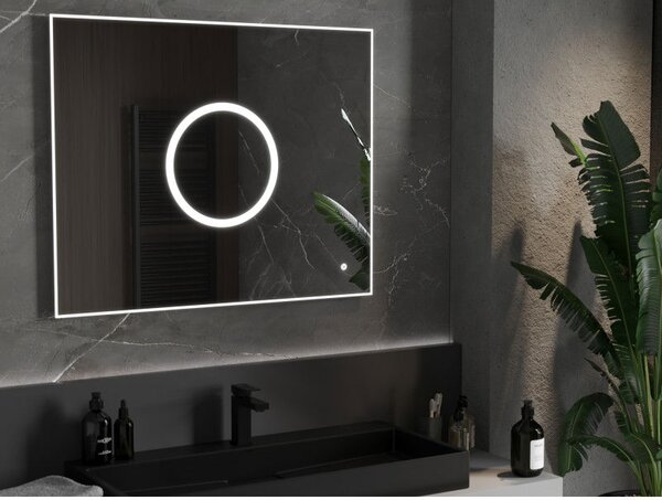 Mexen Koga zrcadlo koupelnové podsvícené 100 x 80 cm, LED 6000K, proti mlze - 9821-100-080-611-00