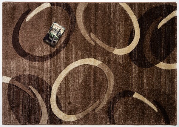 Spoltex Kusový koberec Florida brown 9828 - 80x150 cm