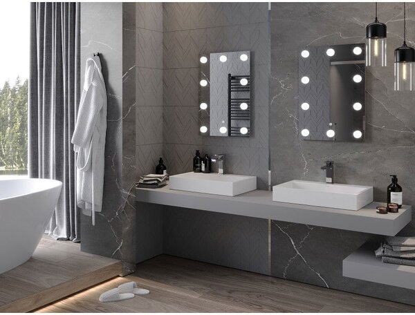 Mexen Dona koupelnové zrcadlo podsvícené 50 x 70 cm, LED 6000K, anti-pára - 9818-050-070-611-00