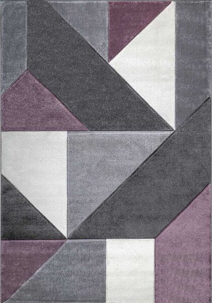 Vopi | Kusový koberec Warner 4205A fialový - 60 x 110 cm