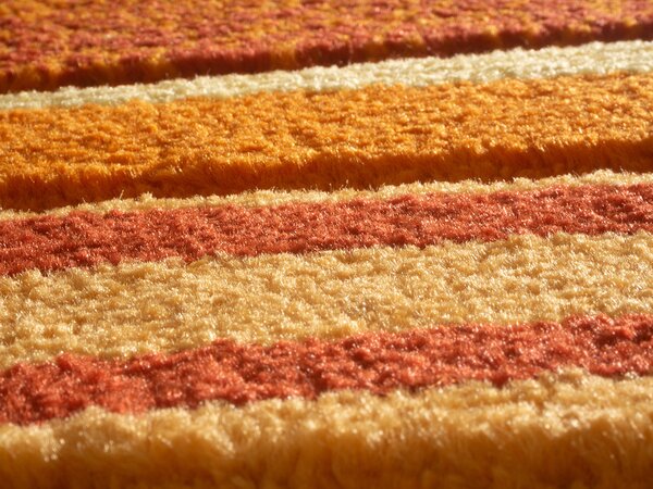 Spoltex, Kusový koberec Enigma orange 9358 - oranžový, 200x290, oranžová, kancelář